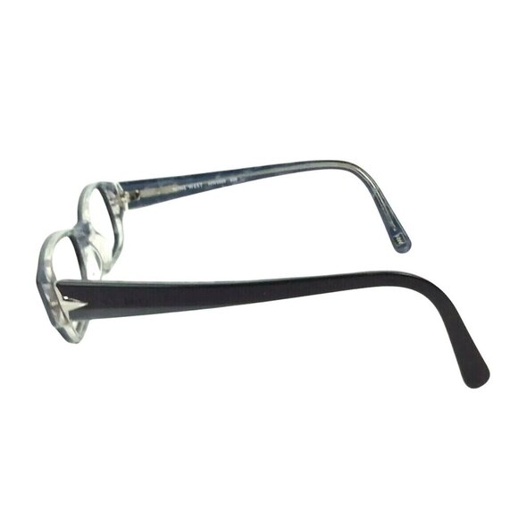 Nine West NW5009 Rectangle Black & Blue Eyeglass Frames 49-16-135 - Picture 5 of 8